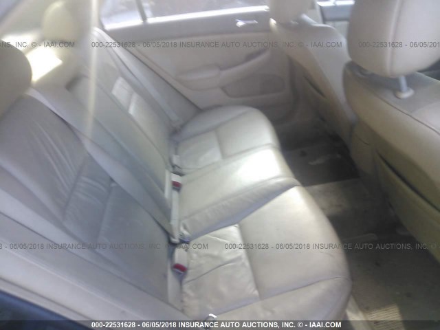 1HGCM66517A020609 - 2007 HONDA ACCORD EX GRAY photo 8