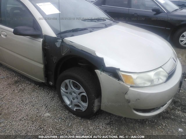 1G8AZ52F64Z140767 - 2004 SATURN ION LEVEL 2 Qızıl foto 6