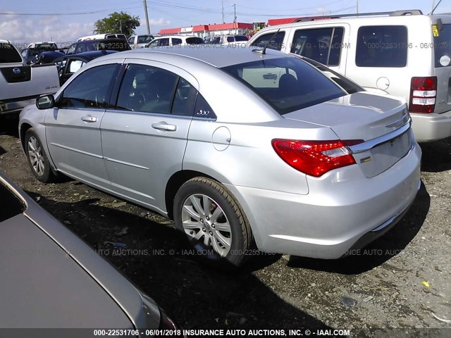 1C3BC1FG8BN568095 - 2011 CHRYSLER 200 TOURING SILVER photo 3