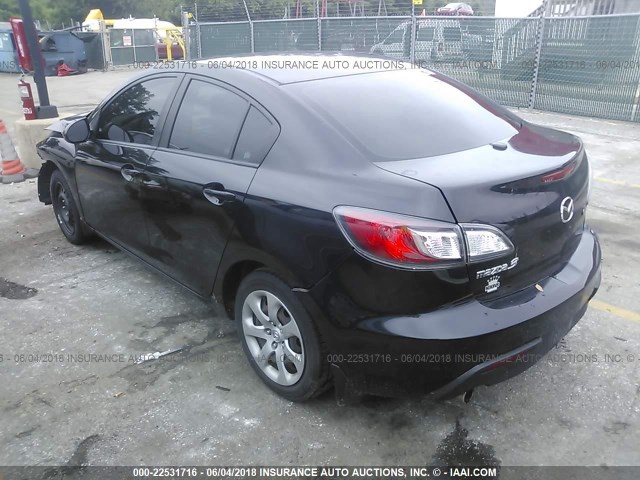 JM1BL1SF4A1203914 - 2010 MAZDA 3 I BLACK photo 3