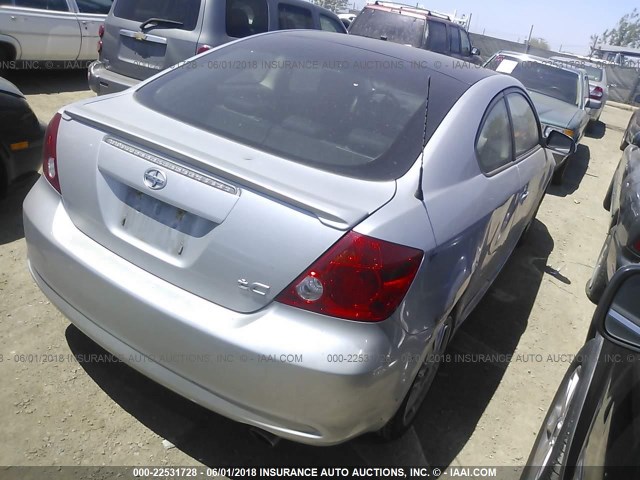 JTKDE177850061138 - 2005 TOYOTA SCION TC 银色 照片 4