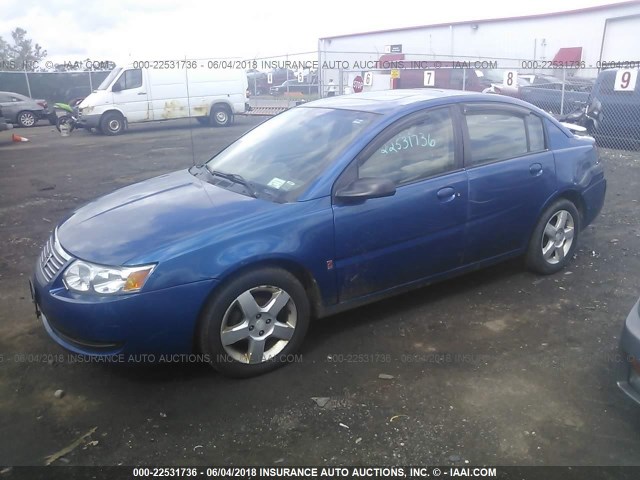 1G8AZ55F46Z105479 - 2006 SATURN ION LEVEL 2 BLUE photo 2