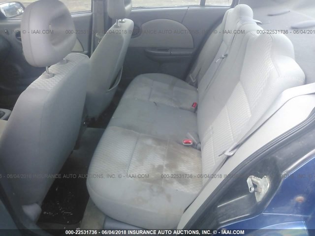 1G8AZ55F46Z105479 - 2006 SATURN ION LEVEL 2 BLUE photo 8