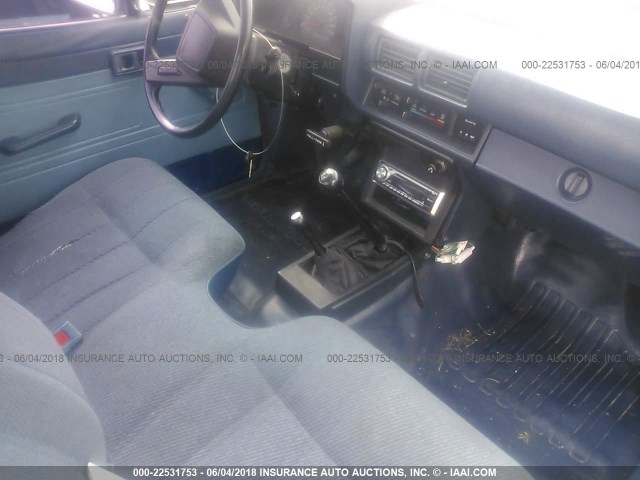 JT4RN67D4G0004504 - 1986 TOYOTA PICKUP XTRACAB RN67 DLX Dark Blue photo 5