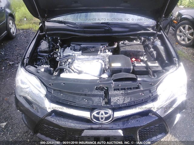 4T1BF1FK0HU409153 - 2017 TOYOTA CAMRY LE/XLE/SE/XSE BLACK photo 10