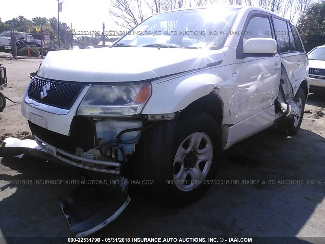 JS3TD941X84102209 - 2008 SUZUKI GRAND VITARA  WHITE photo 6