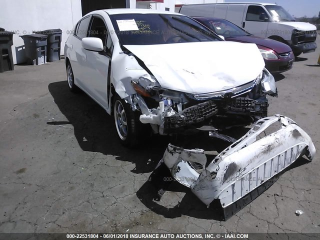 JHMZE2H30CS005516 - 2012 HONDA INSIGHT WHITE photo 1