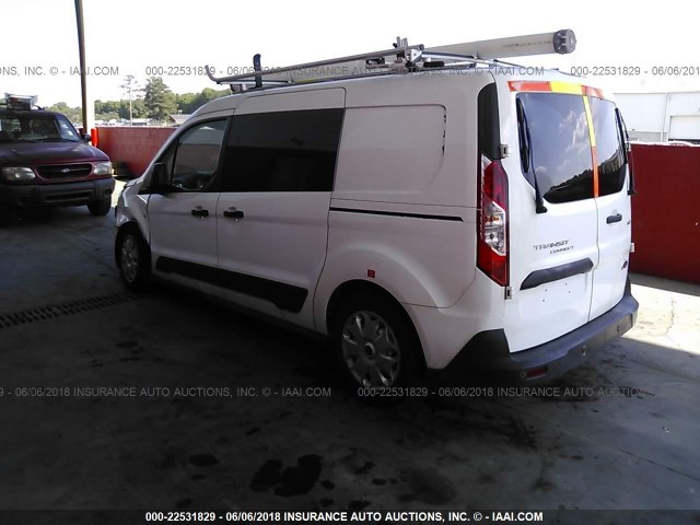 NM0LS7F74E1167464 - 2014 FORD TRANSIT CONNECT XLT WHITE photo 3