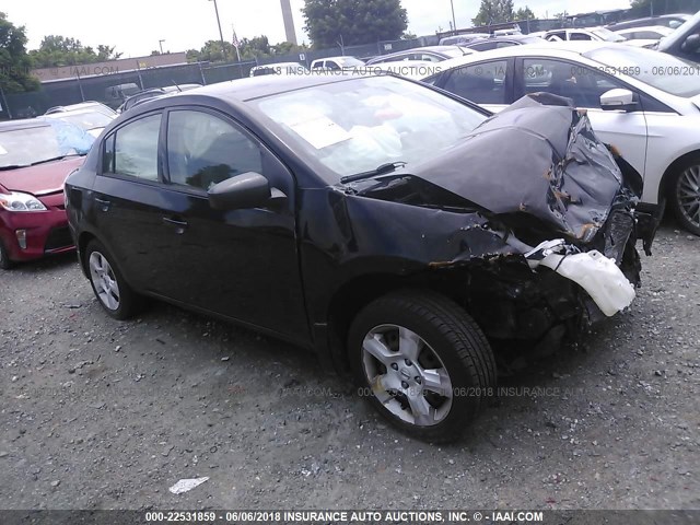 3N1AB61E68L709822 - 2008 NISSAN SENTRA 2.0/2.0S/2.0SL BLACK photo 1