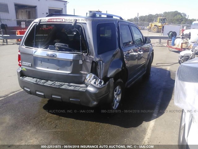 1FMCU94GX9KC56477 - 2009 FORD ESCAPE LIMITED GRAY photo 4