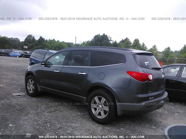 1GNLVGED8AS132469 - 2010 CHEVROLET TRAVERSE LT BLUE photo 3