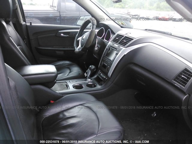 1GNLVGED8AS132469 - 2010 CHEVROLET TRAVERSE LT BLUE photo 5