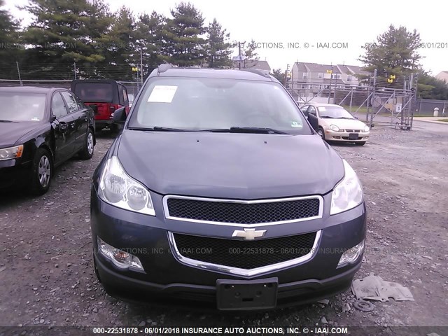 1GNLVGED8AS132469 - 2010 CHEVROLET TRAVERSE LT BLUE photo 6