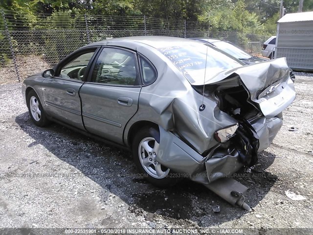 1FAFP55283A237580 - 2003 FORD TAURUS SES GRAY photo 3