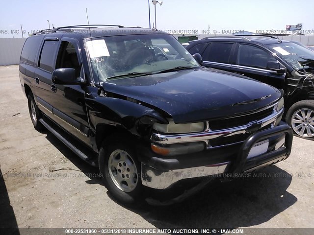 3GNEC16Z33G135294 - 2003 CHEVROLET SUBURBAN C1500 BLACK photo 1