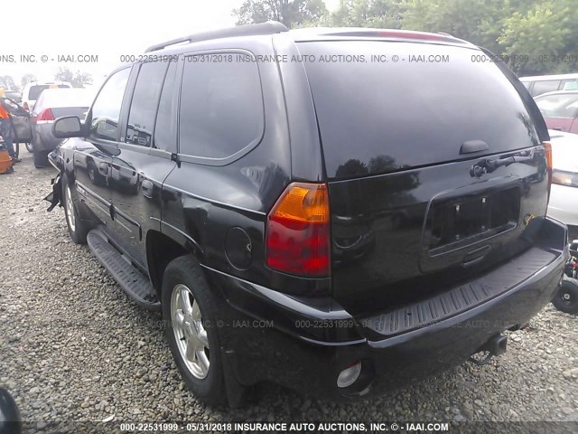 1GKDS13S932320316 - 2003 GMC ENVOY BLACK photo 3