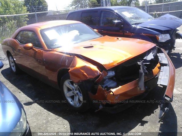 2B3CJ4DG2BH561101 - 2011 DODGE CHALLENGER ORANGE photo 1