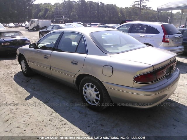 2G4WS52M6X1426089 - 1999 BUICK CENTURY CUSTOM GOLD photo 3