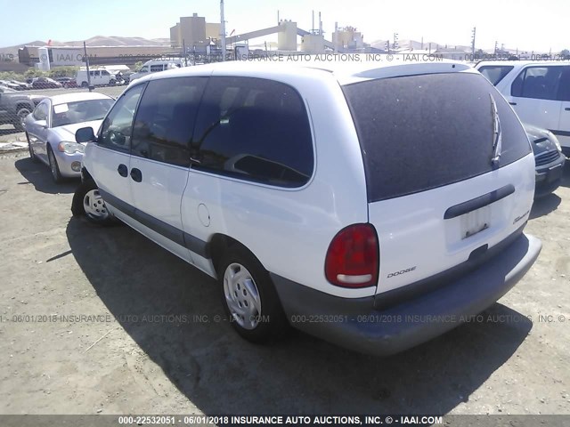 1B4GP44RXWB617362 - 1998 DODGE GRAND CARAVAN SE/SPORT WHITE photo 3