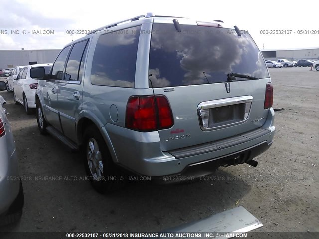 5LMFU27585LJ02754 - 2005 LINCOLN NAVIGATOR TEAL photo 3