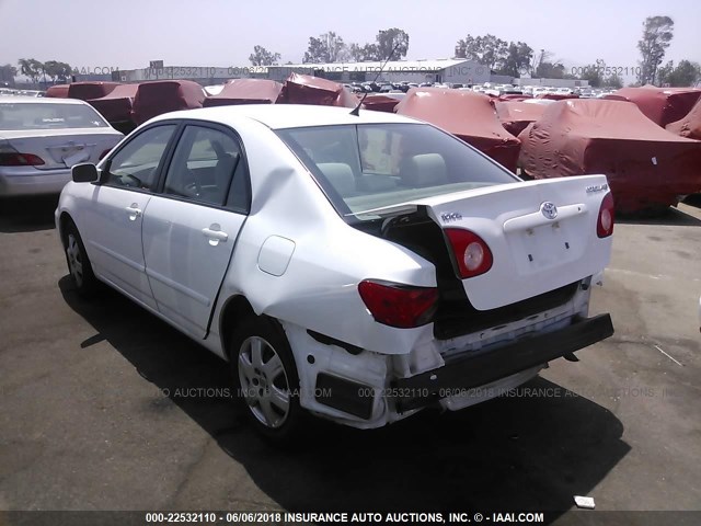 1NXBR30E27Z848472 - 2007 TOYOTA COROLLA CE/LE/S WHITE photo 3