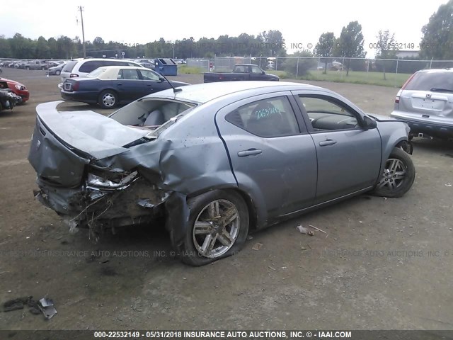 1B3LC56J08N233068 - 2008 DODGE AVENGER SXT GRAY photo 4