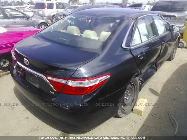 4T4BF1FK2FR516160 - 2015 TOYOTA CAMRY LE/XLE/SE/XSE BLUE photo 6