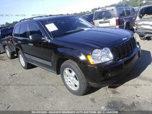 1J4GS48K46C351694 - 2006 JEEP GRAND CHEROKEE LAREDO/COLUMBIA/FREEDOM 黑色 照片 1