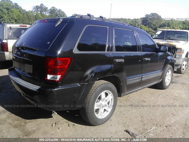1J4GS48K46C351694 - 2006 JEEP GRAND CHEROKEE LAREDO/COLUMBIA/FREEDOM 黑色 照片 4