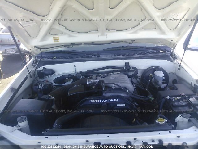 5TBRN34133S380037 - 2003 TOYOTA TUNDRA ACCESS CAB SR5 WHITE photo 10