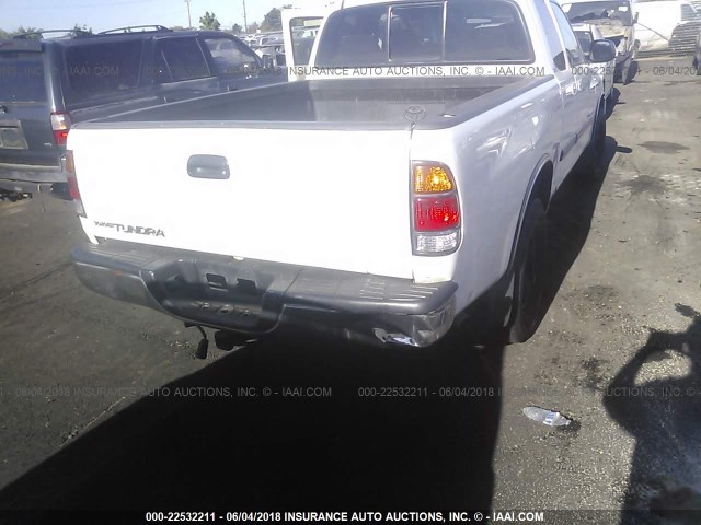 5TBRN34133S380037 - 2003 TOYOTA TUNDRA ACCESS CAB SR5 WHITE photo 6