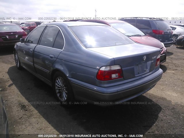 WBADN63403GN88625 - 2003 BMW 540 I AUTOMATIC Light Blue photo 3