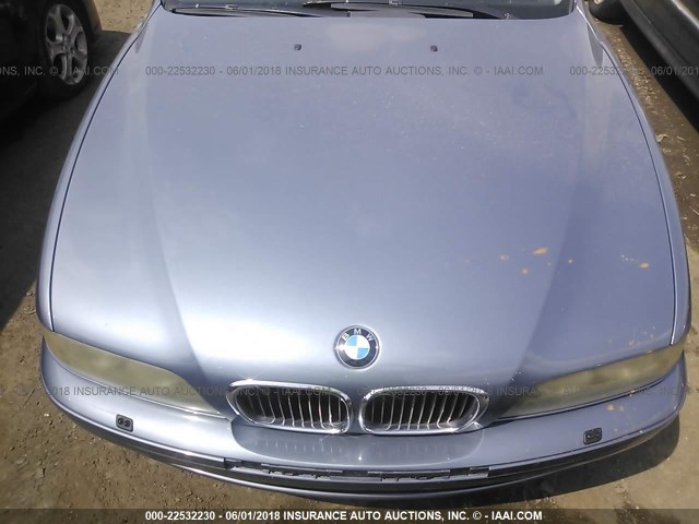 WBADN63403GN88625 - 2003 BMW 540 I AUTOMATIC Light Blue photo 6