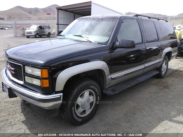 1GKFK16R1XJ791910 - 1999 GMC SUBURBAN K1500 BLACK photo 2