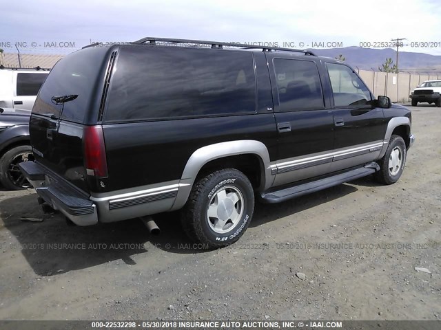 1GKFK16R1XJ791910 - 1999 GMC SUBURBAN K1500 BLACK photo 4