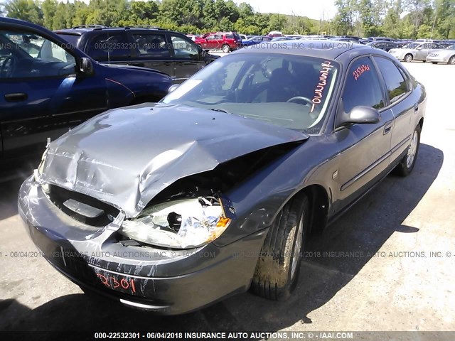 1FAFP56S63G228484 - 2003 FORD TAURUS SEL GRAY photo 2