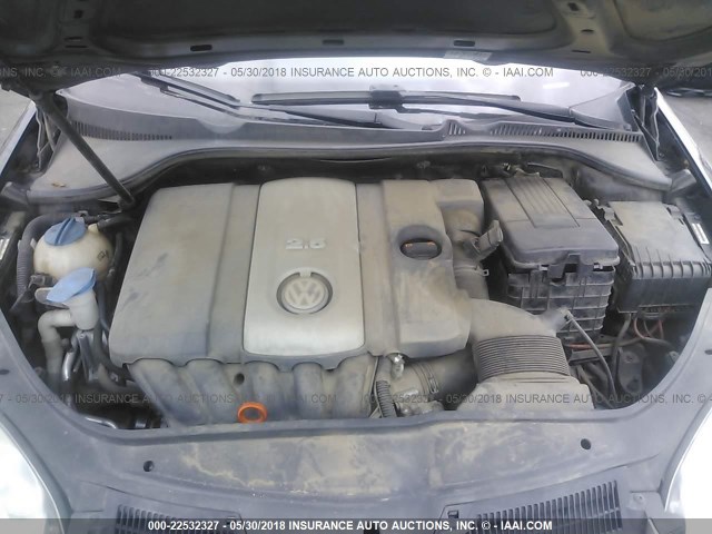 3VWEG71K87M076502 - 2007 VOLKSWAGEN JETTA WOLFSBURG 黑色 照片 10