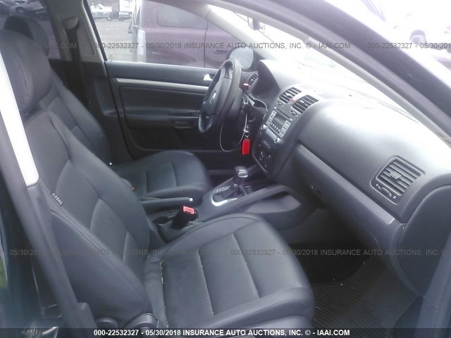 3VWEG71K87M076502 - 2007 VOLKSWAGEN JETTA WOLFSBURG 黑色 照片 5