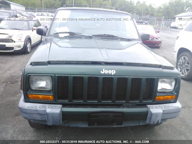 1J4FF68S8XL541219 - 1999 JEEP CHEROKEE SPORT/CLASSIC მწვანე ფოტო 6