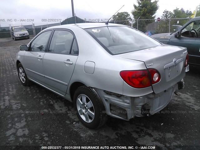 2T1BR32E34C314343 - 2004 TOYOTA COROLLA CE/LE/S SILVER photo 3