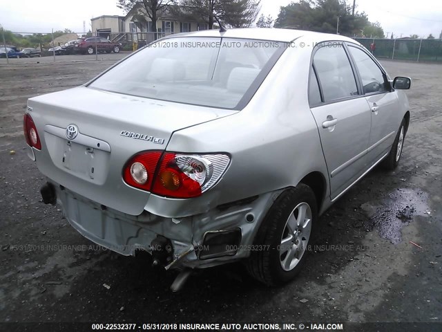 2T1BR32E34C314343 - 2004 TOYOTA COROLLA CE/LE/S SILVER photo 4