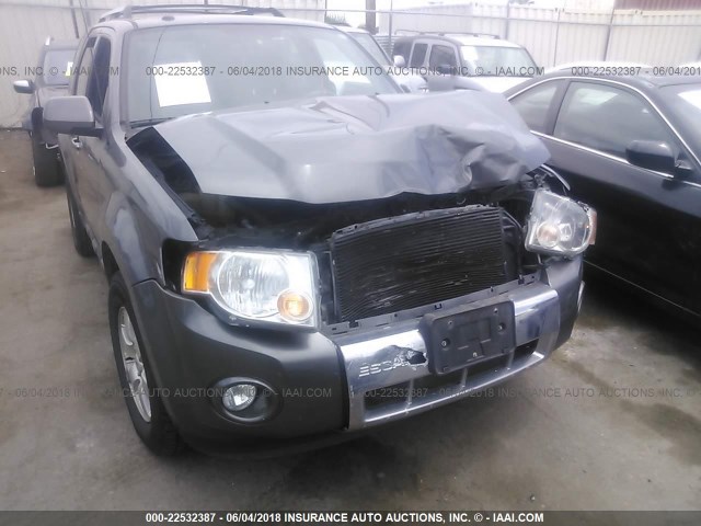 1FMCU9EG2BKA21933 - 2011 FORD ESCAPE LIMITED GRAY photo 6