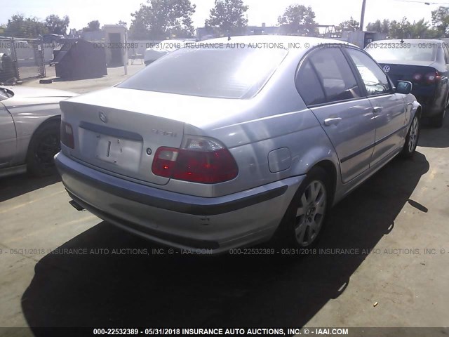 WBAAM3340YCA94349 - 2000 BMW 323 I SILVER photo 4