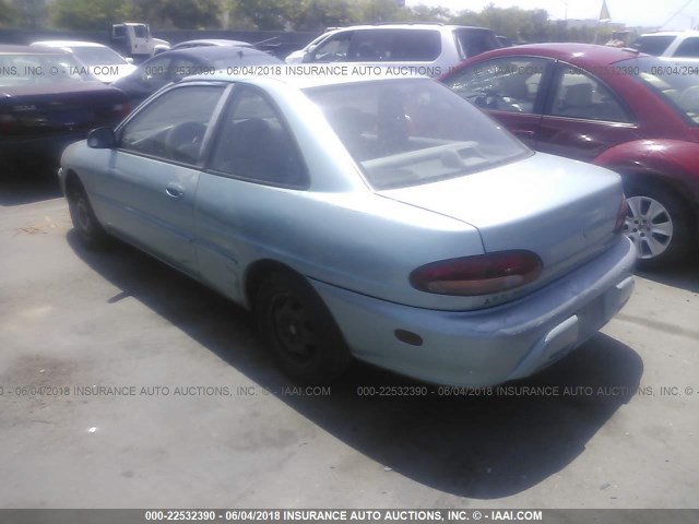 JA3AA21A7SU029039 - 1995 MITSUBISHI MIRAGE ES BLUE photo 3