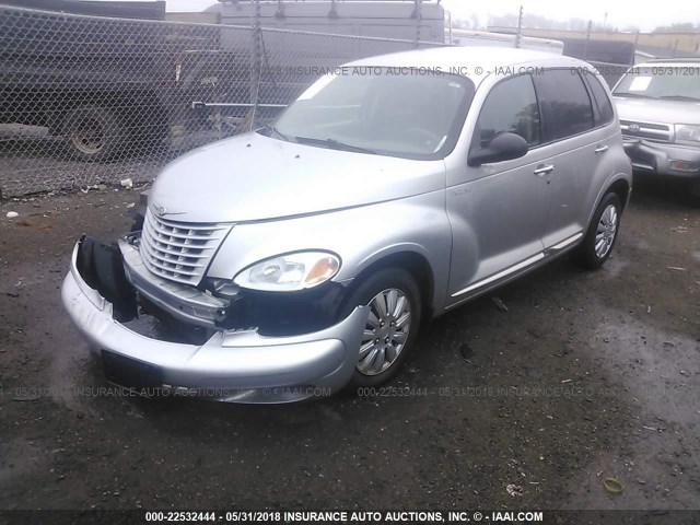 3C4FY58B45T622956 - 2005 CHRYSLER PT CRUISER TOURING SILVER photo 2