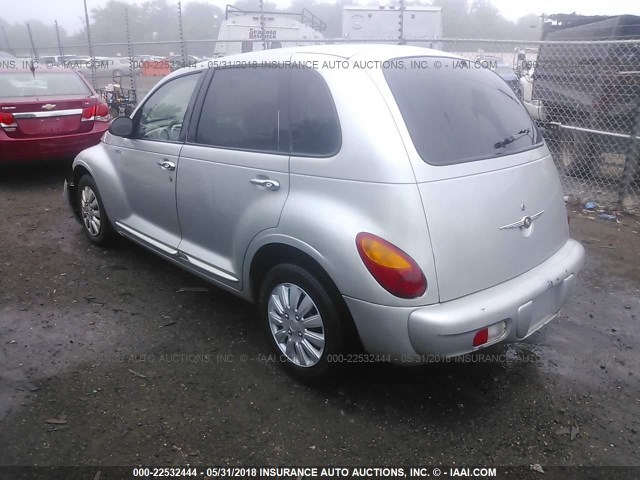 3C4FY58B45T622956 - 2005 CHRYSLER PT CRUISER TOURING SILVER photo 3