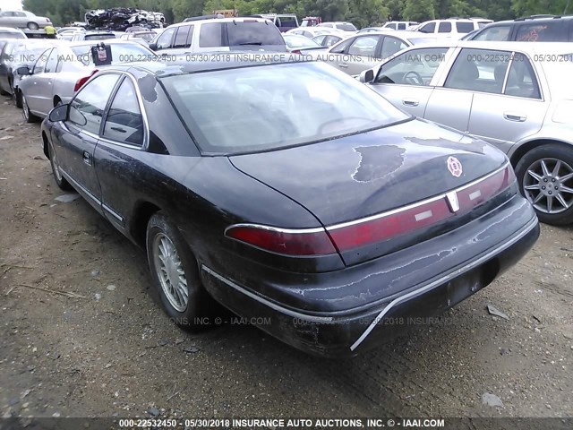 1LNLM91V8RY748036 - 1994 LINCOLN MARK VIII BLACK photo 3