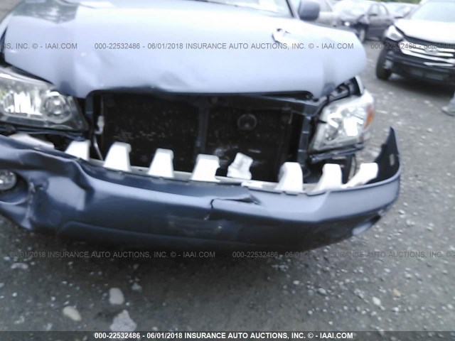 JTEEP21A950131533 - 2005 TOYOTA HIGHLANDER LIMITED BLUE photo 6