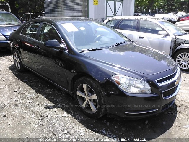 1G1ZC5E17BF200198 - 2011 CHEVROLET MALIBU 1LT შავი ფოტო 1