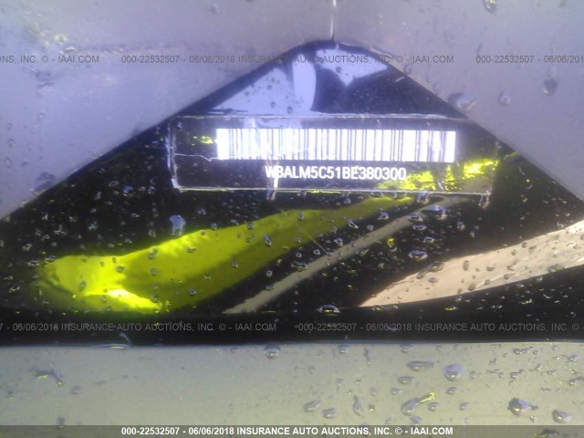 WBALM5C51BE380300 - 2011 BMW Z4 SDRIVE30I BLACK photo 9